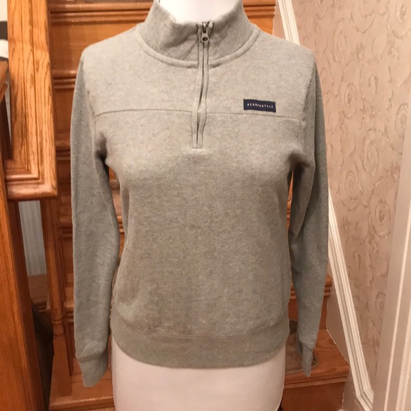 Aeropostale Sweaters - Aeropostale Gray ZIP up sweatshirt.  Size M